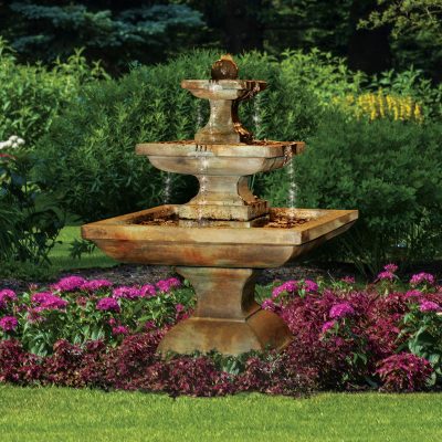 Stonecasters, 4pc Tall Equinox Fountain