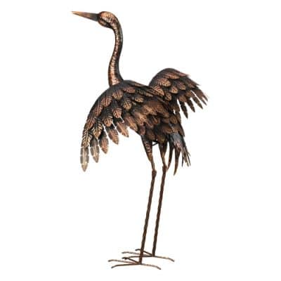 Bronze Crane – Wings Out 28″