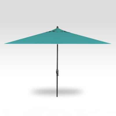 Treasure Garden, Aqua Rectangle Umbrella, 8″x10″