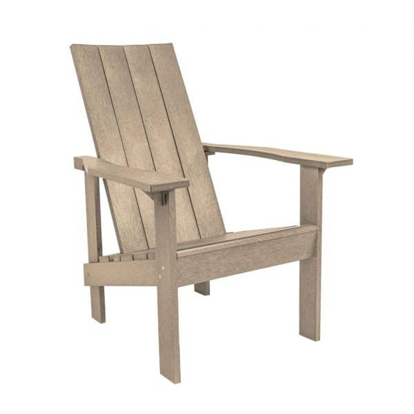 CR Plastics, Modern Adirondack Chair, Beige