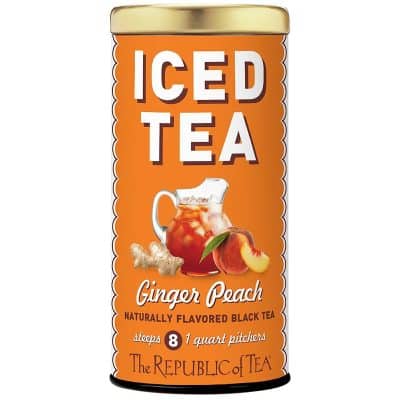 Ginger Peach Black Iced Tea