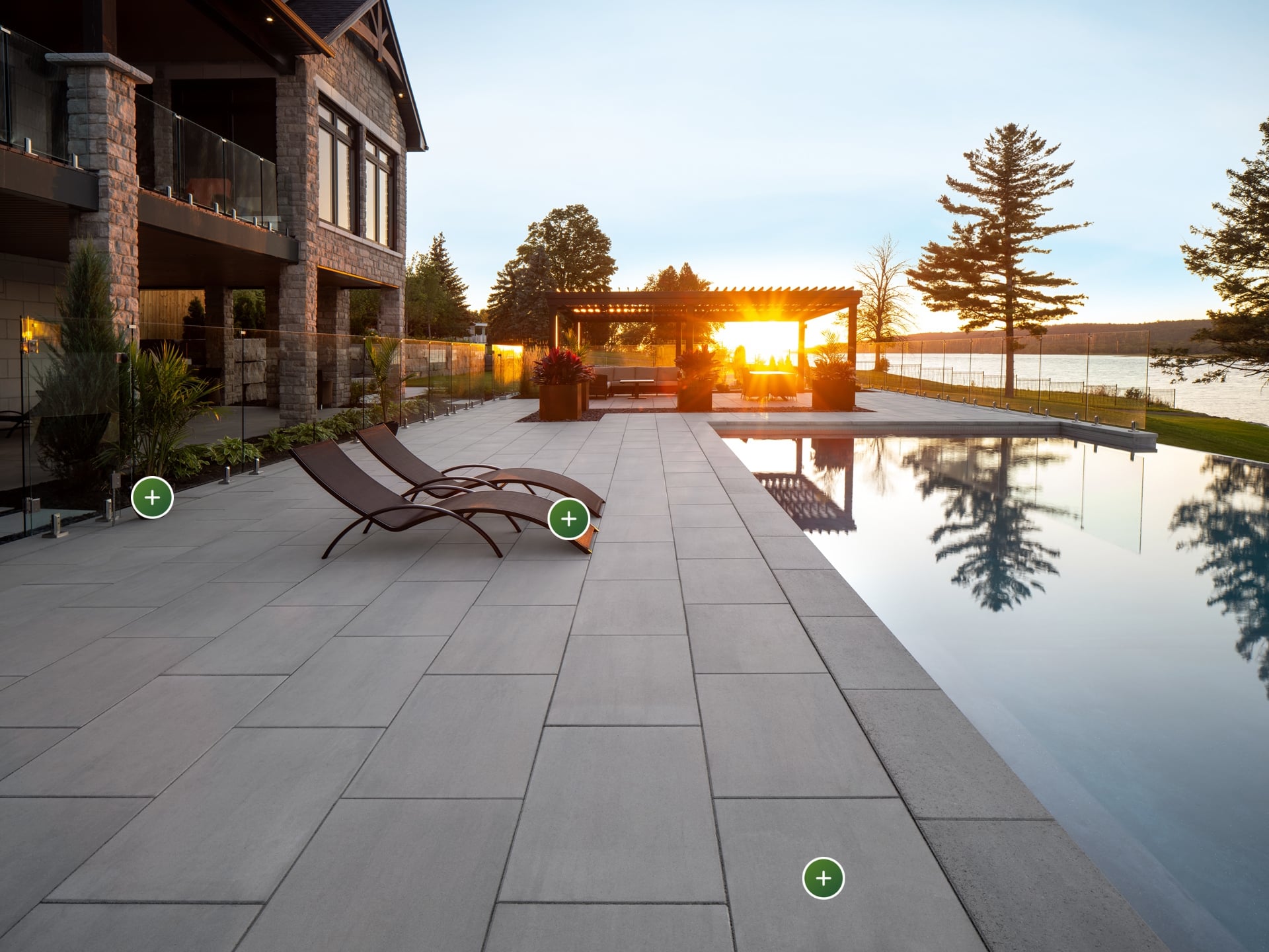 A Sunset Oasis