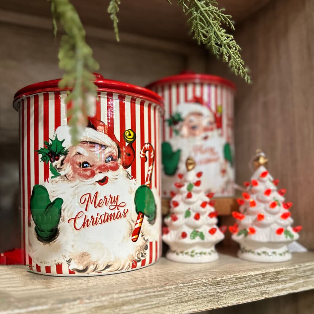 Christmas cookie containers