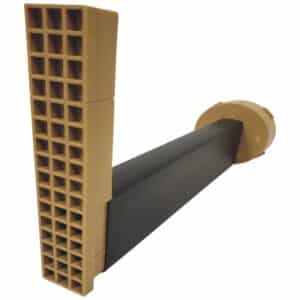 Fitting Wall Drain Pro Tan