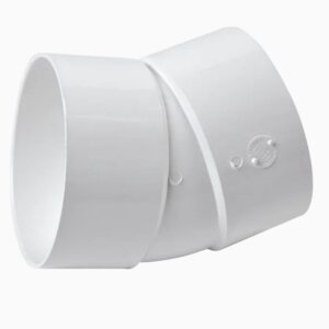 Fitting PVC 6" Elbow 22 1/2 Degree