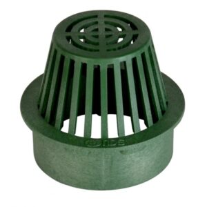 Grate Round Atrium 6" Green