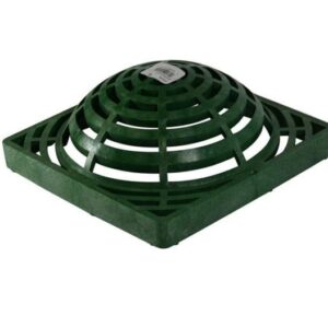 Grate Square Atrium 9" Green