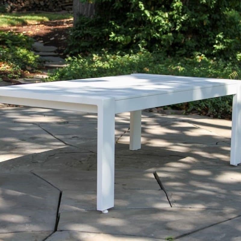 Outdoor Interiors, White Aluminum Seating Collection - Image 4