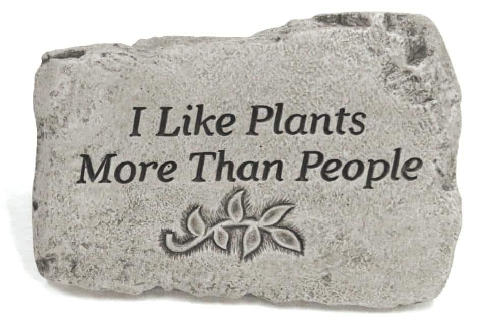 I Like Plants More Stone, 10"