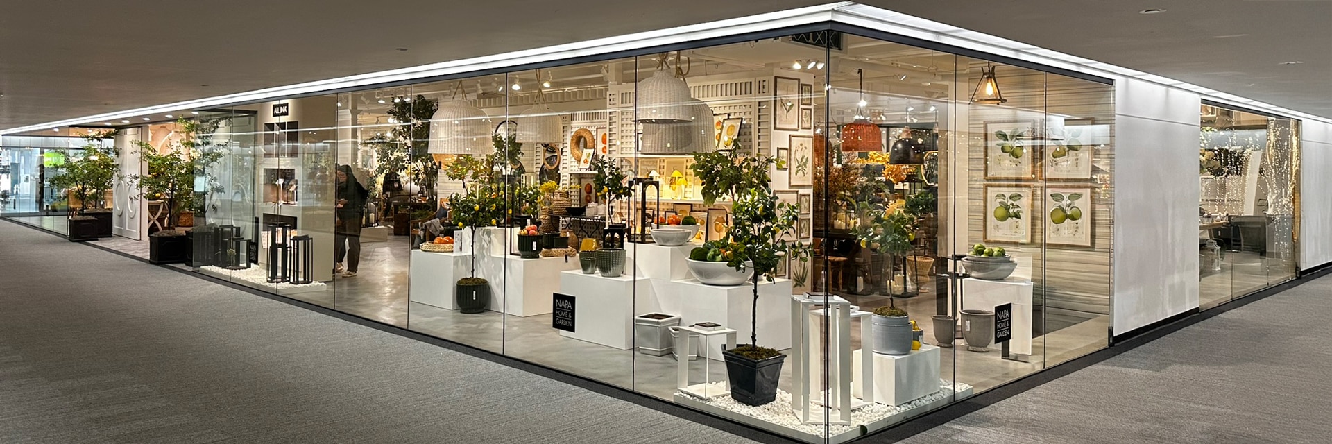 a garden center display from The Winter Market