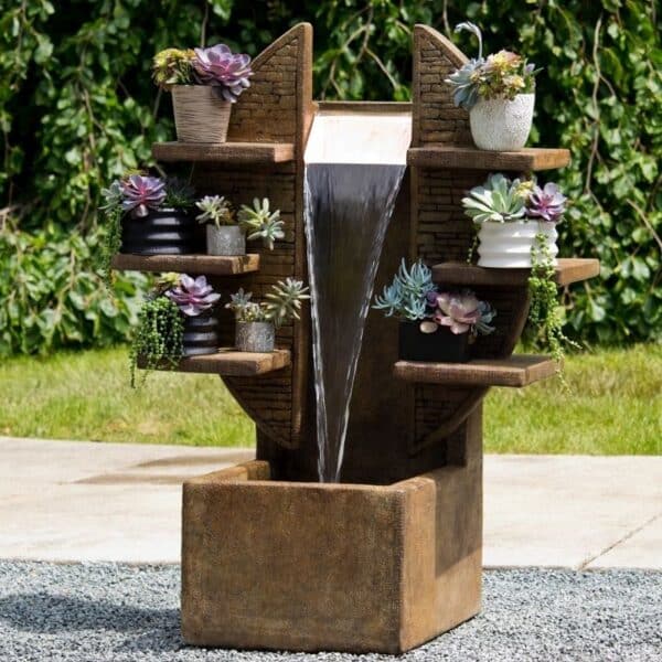 Stonecasters, 1pc Rainforest Wall Fountain