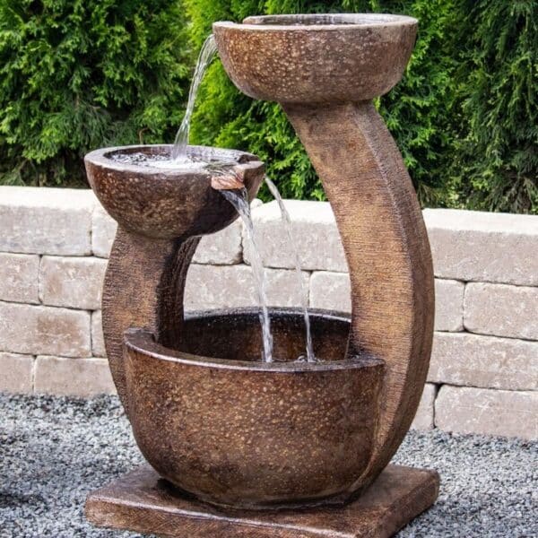Stonecasters, Zen Two-Bowl Fountain