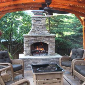 Stone Age Fireplace Kit Contractor Arched
