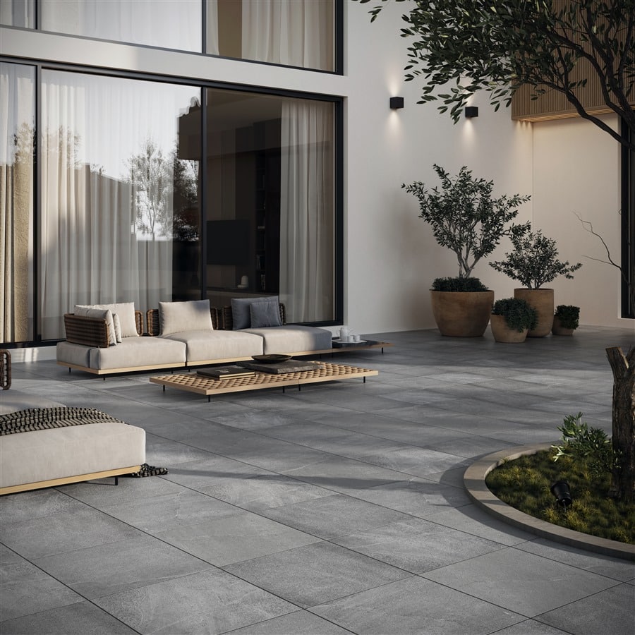 GeoCeramica Porcelain RCP Smoke 24x24 - Image 3