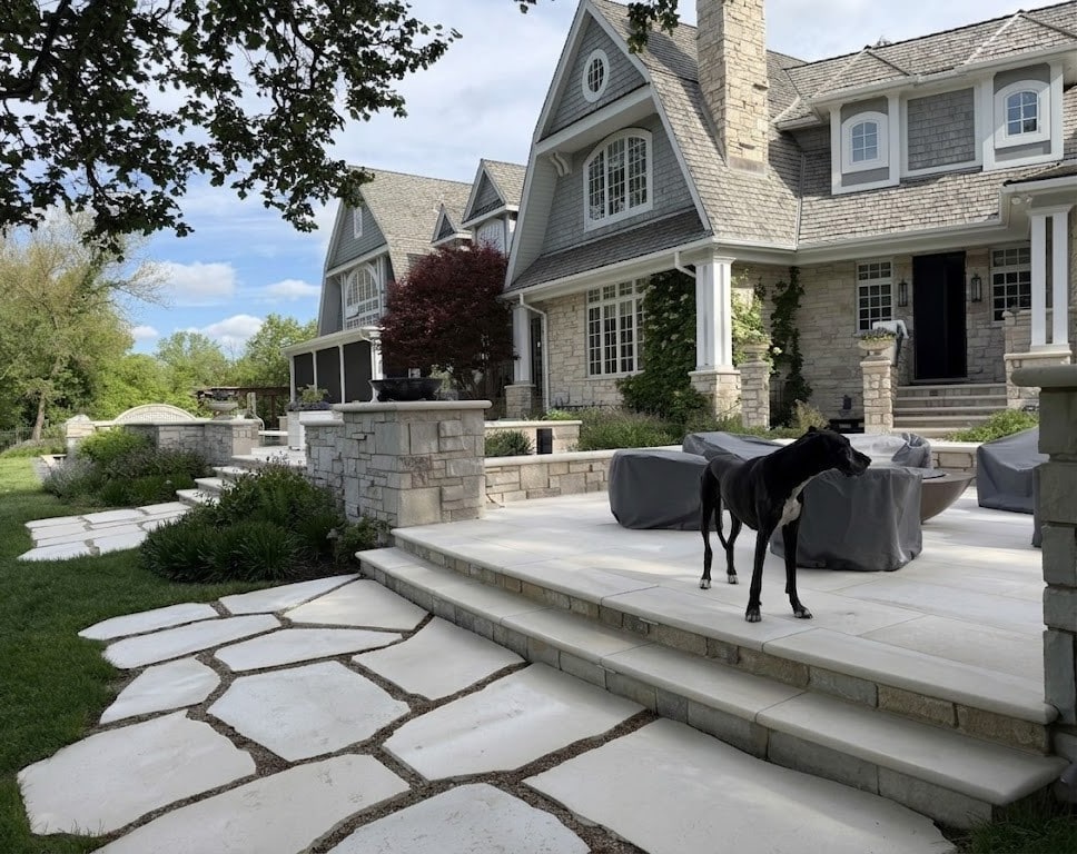 Flagstone Valders Dove White Sandblasted - Image 3