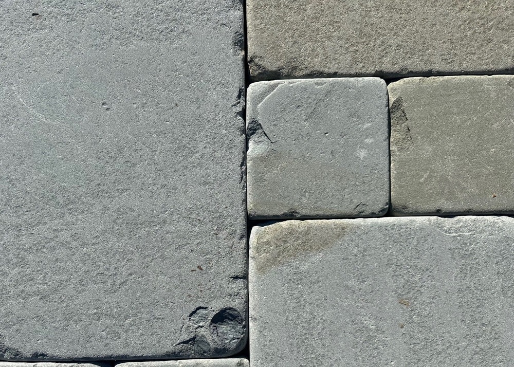 Bluestone Pavers,Tumbled Blue/Full Range 100sf BUN - Lurvey