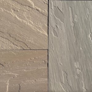 FD Harvest Brown Paver, Natural Cleft  1"