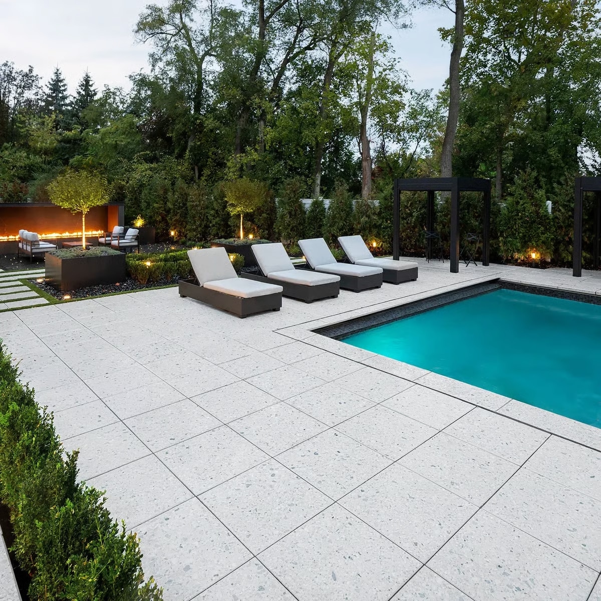 Techo, Terrazzo Slab 600x600x60 Mineral White - Image 2