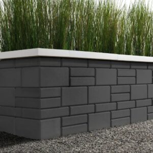 Techo, Raffinato Wall 2.0 180 Smooth Onyx Black