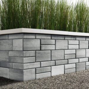 Techo, Raffinato Wall 2.0 90 Smooth Shale Grey