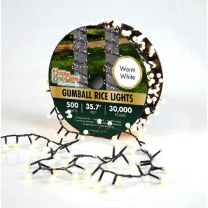 Holiday Bright Lights, Gumball Rice Warm White Orb