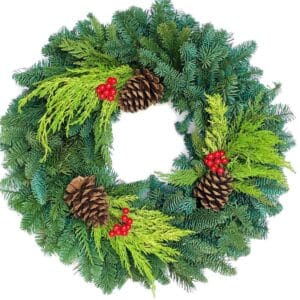 WD-Wreath, Lemon Cypress 24"