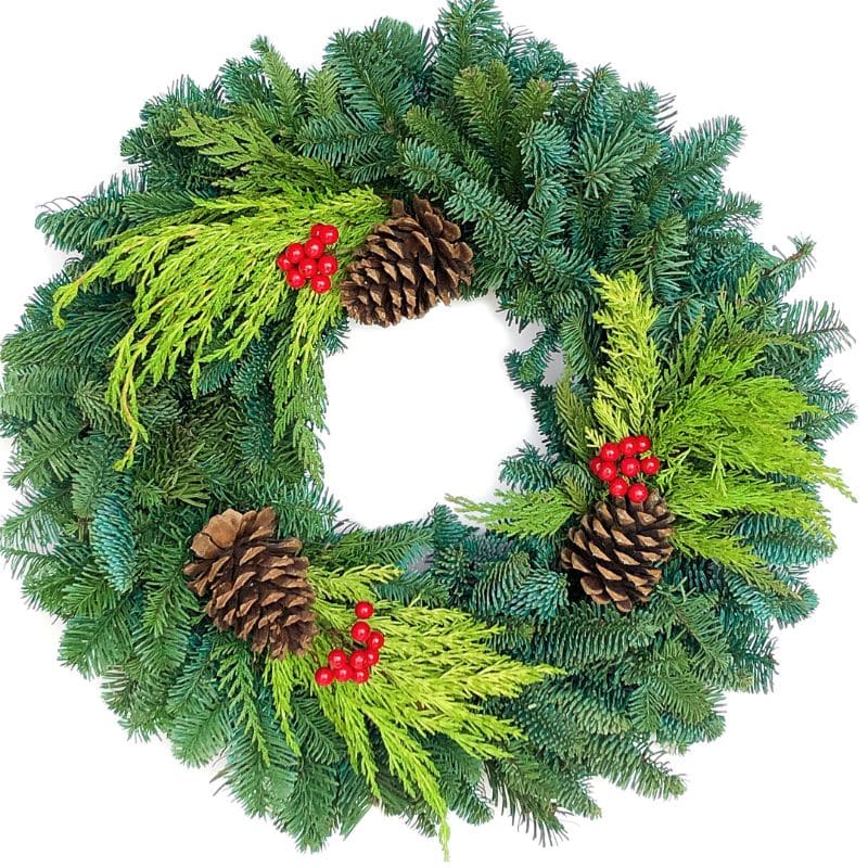 WD-Wreath, Lemon Cypress 24"